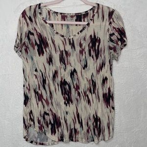 Ruff Hewn, size small multi colored short sleeve top